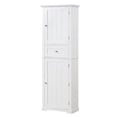 thumbnail image 6 of Tcbosik Modern Bathroom Cabinet, 67" Storage Cabinet with Adjustable Shelf, Tall Cabinet with Drawer and 2 Doors for Home Office, Living Room, White, 6 of 9
