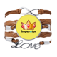 thumbnail image 1 of Orden de la Reina Burton Pulsera de cuero Negro trenzado pulsera de cuerda de amor Unbranded M, 1 of 3