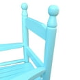 thumbnail image 5 of Kid's Porch Rocking Chair for Indoor or Outdoor Patio Use, Small Wooden Rocker for Kids Ages 6-10, Blue, 5 of 7