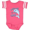 thumbnail image 3 of Inktastic Dolphin-itely the Cutest Boys or Girls Baby Bodysuit, 3 of 5