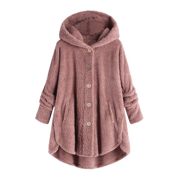 Sudadera De Felpa Con Botones De Ambos Lados Europeos Americanos Casuales Para Mujerpangjing