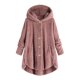 thumbnail image 1 of Sudadera De Felpa Con Botones De Ambos Lados Europeos Americanos Casuales Para Mujerpangjing, 1 of 3