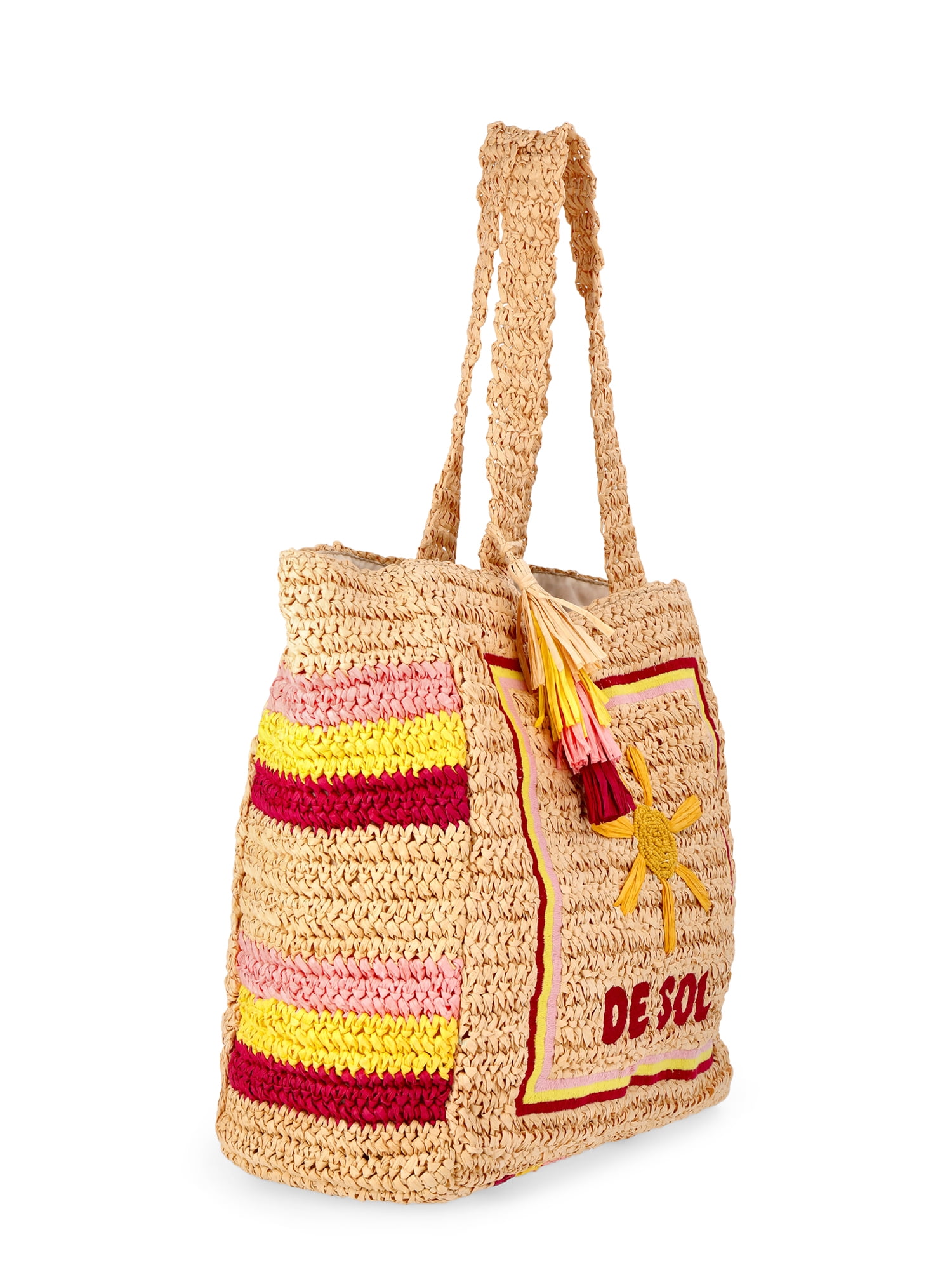 No Boundaries Women's De Sol Beach Tote Bag, Multi Del Sol