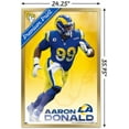 thumbnail image 3 of NFL Los Angeles Rams - Aaron Donald 21 Wall Poster, 22.375" x 34", Framed, 3 of 3