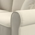 thumbnail image 6 of Bush Furniture Hudson Chaise Lounge with Arms-Finish:Cream Herringbone Fabric, 6 of 8