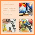 thumbnail image 5 of 6 Colorful Parrots on Tree Branch Jungle Wall Decals Peel and Stick Vinyl Rainforest Birds Wall Stickers & Murals for Kitchen Cabinet Door Baby Nursery Wall Decor Tropical Wallpaper with Butterflies, 5 of 14