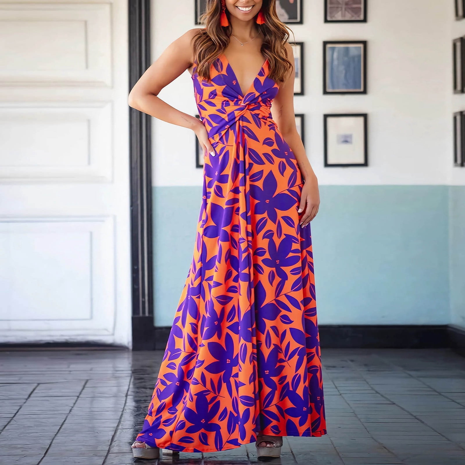 OJSFQUFP Casual Summer Dresses Wine Ladies Summer Elegant OJSFQUFP Casual Summer Dresses Wine Ladies Summer Elegant