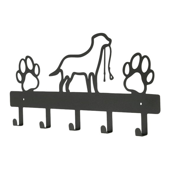 WORGEOUS 1 juego de muro de metal gancho de capa montado en la pared pesado 5 gancho de la capa de bombarde