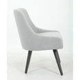 thumbnail image 4 of Boss Office Products Boyle Poly-Linen Weave Guest Chair with Metal Legs, Grey, 4 of 6