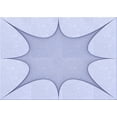 thumbnail image 1 of Ahgly Company Machine Washable Indoor Rectangle Transitional Lavender Blue Area Rugs, 2' x 4', 1 of 7