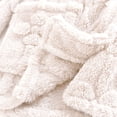 thumbnail image 5 of SZJXBUY Button Front Bed Jackets Women Winter Plush Fleece Pajama Tops Thermal Long Sleeve Button Down Sleepwear Fuzzy Coat with Pockets Beige,L, 5 of 9