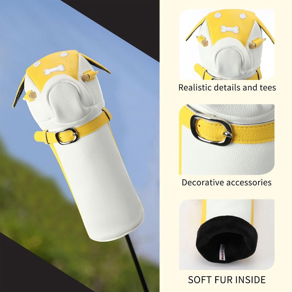 Yihuala Good Golf Driver Headcover Pet Themed Water And Scratch Accessory For Golfers