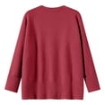 thumbnail image 2 of Aellinatey Women's Oversized Warm Knitted Sweater Long Sleeve Pullover Tops for Autumn, 2 of 9