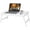 White Large, variant on Bed Tray Table Folding Legs with Handles Breakfast Food Tray for Sofa,Bed,Eating,Drawing,Platters Serving Lap Desk Snack Tray (Bamboo Medium)