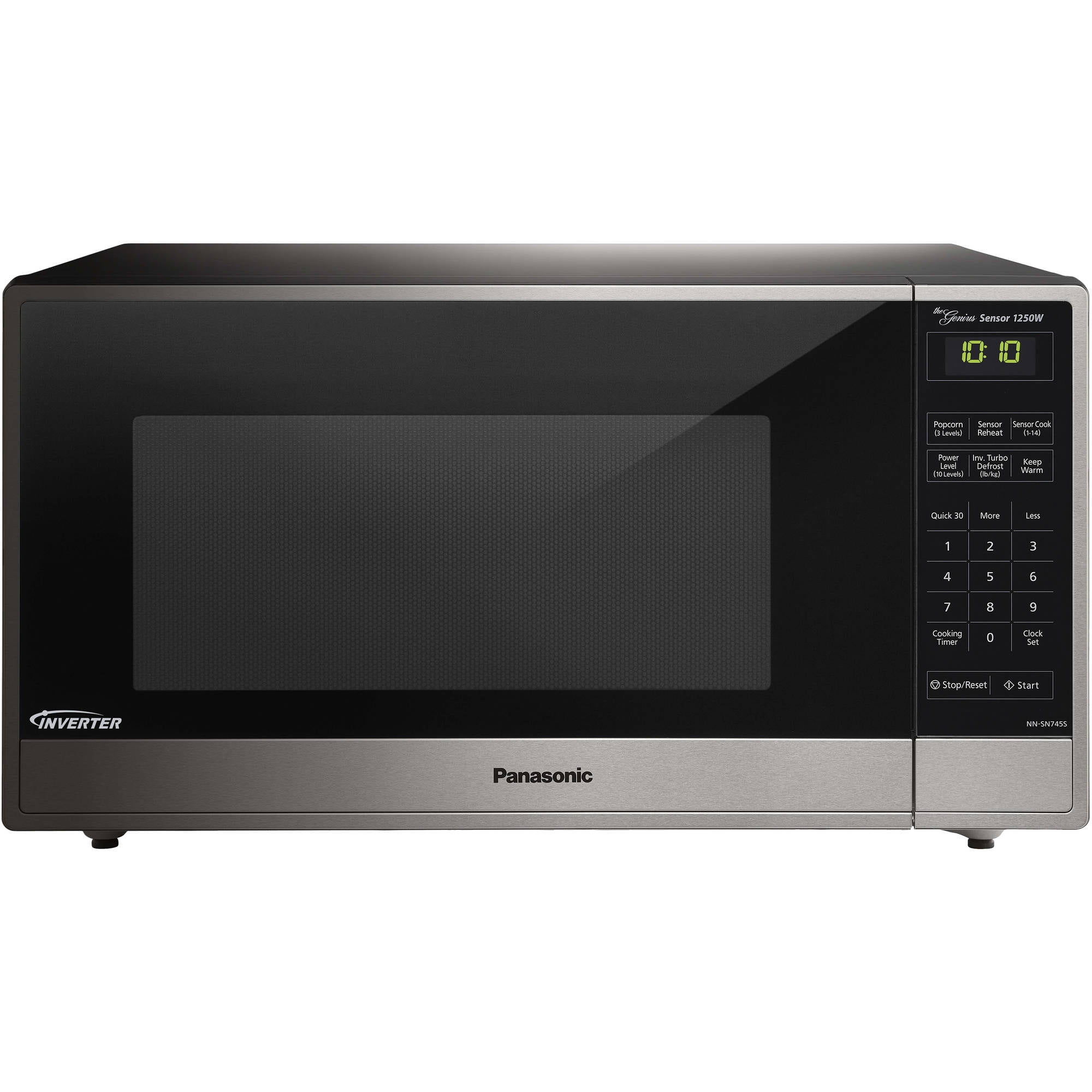 Panasonic 1.6 cu ft Microwave Oven with Inverter Technology, Silver ...