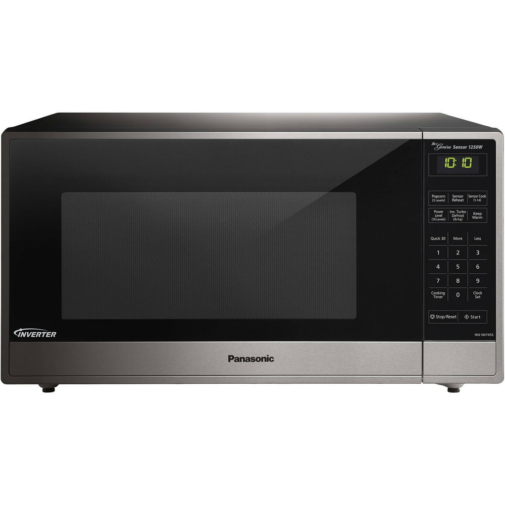 Panasonic 1.6 cu ft Microwave Oven with Inverter Technology, Silver