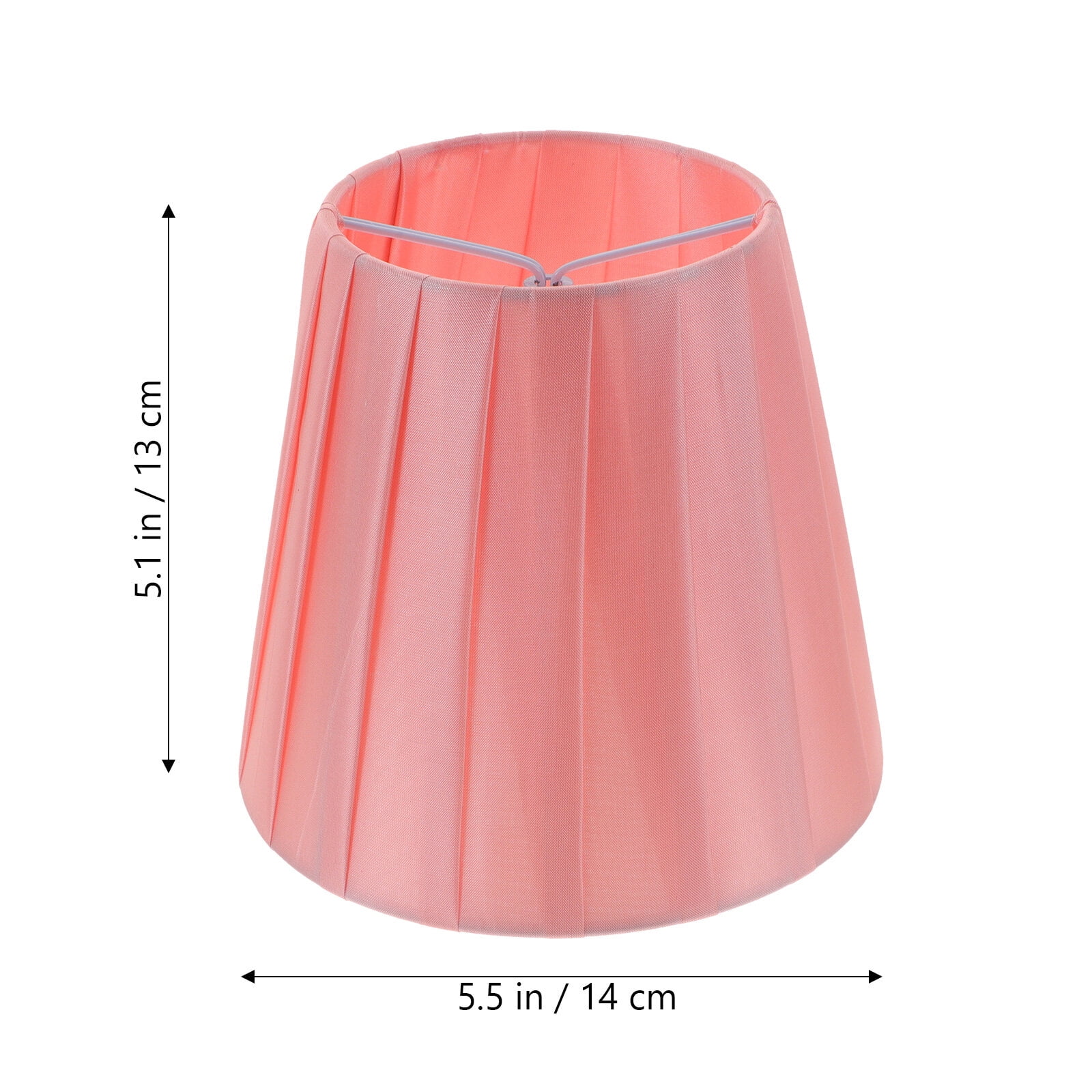 2pcs Clip on Lamp Shade Pleated Cloth Lamp Shade Table Lamp Shade