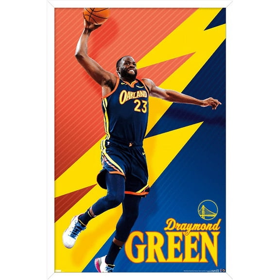 NBA Golden State Warriors - Draymond Green 21 Wall Poster, 22.375" x 34", Framed