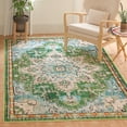 thumbnail image 5 of SAFAVIEH Madison Dalia Oriental Area Rug, Green/Turquoise, 10' x 14', 5 of 16