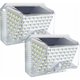 thumbnail image 1 of 2 piezas de luces solares NQ para exteriores LED con sensor de movimiento IP65, 1 of 5