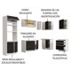 thumbnail image 4 of Cocina Integral Completa Modular Madesa Glamy 399cm BN 03, 4 of 5