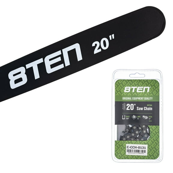8TEN 20" Chainsaw Bar & Chain .058 3/8 72DL for Husqvarna H48S-72 MK1010449
