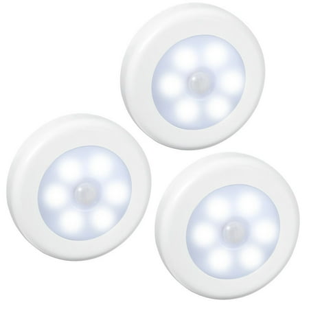 

Karcher Led Infrared Motion Sensor Light Magnetic Round Wardrobe Closet Night Lamp New