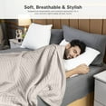 thumbnail image 6 of Utopia Bedding Waffle Blanket - All-Season - Pack of 10 (Khaki, Twin), 6 of 8