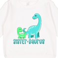 thumbnail image 3 of Inktastic Sister-saurus Cute Brontosaurus Family Toddler Sweatshirt, 3 of 4