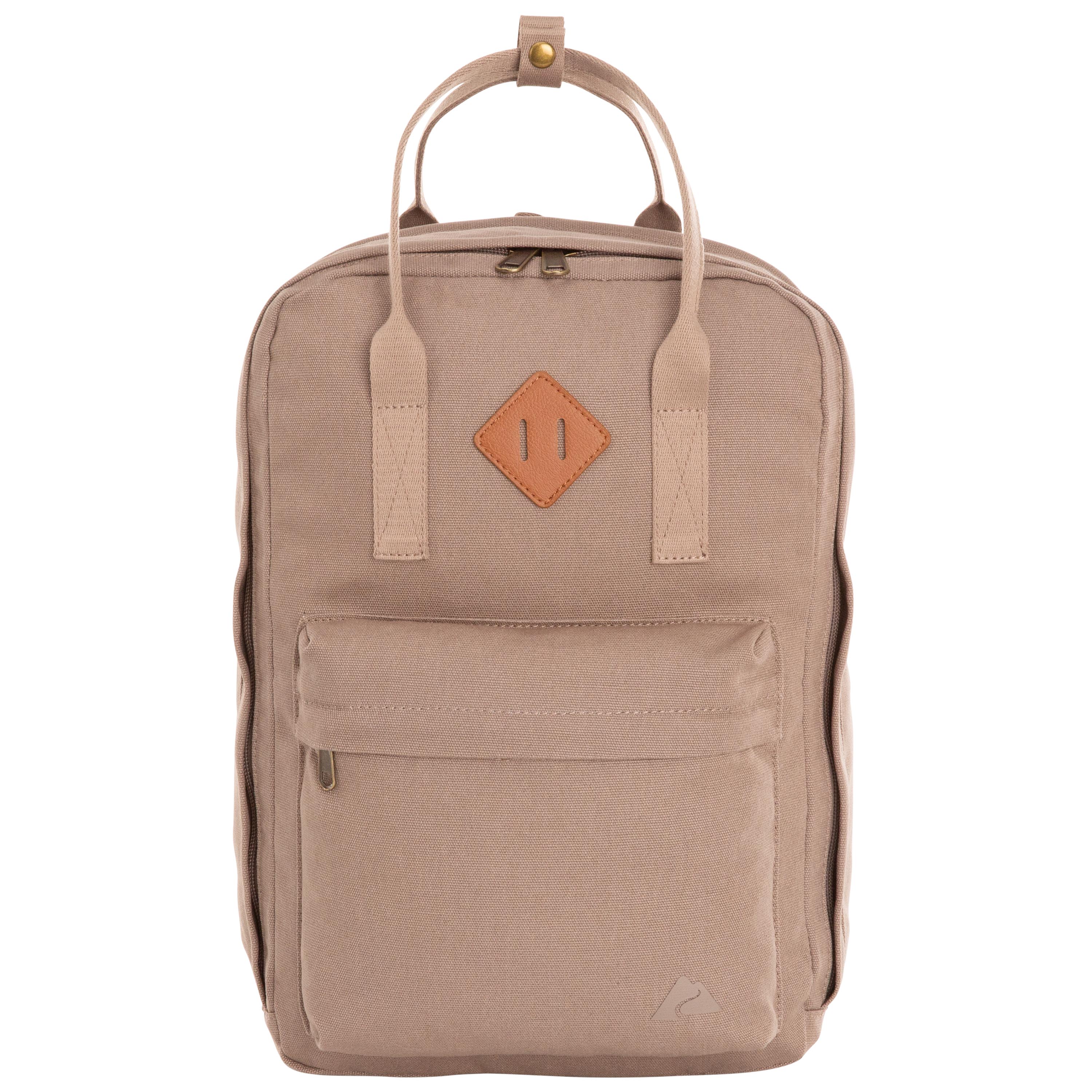 Ozark Trail 22L Polyester Asheville Dual-Carry Backpack, Adult/Teen, Taupe