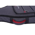 thumbnail image 3 of Crossrock 1/2 Size Classical Guitar Bag, 10mm Padding, Backpack Available, Dark Grey, 3 of 5