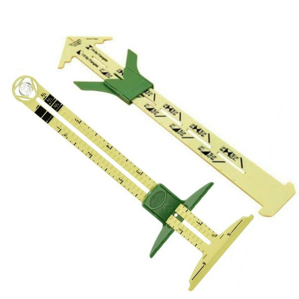5in1 SLIDinG GAUGE Measuring Sewing Tool Patchwork Tool Ruler Tailor