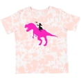 thumbnail image 3 of Inktastic Princess Riding Her T-rex Girls Toddler T-Shirt, 3 of 5