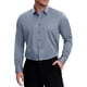 thumbnail image 1 of CAMISAS FORMAL DE MANGA LARGA CON CUELLO PUNTA PARA HOMBRE DE COLOR SÓLIDO GRIS 2XL, 1 of 6