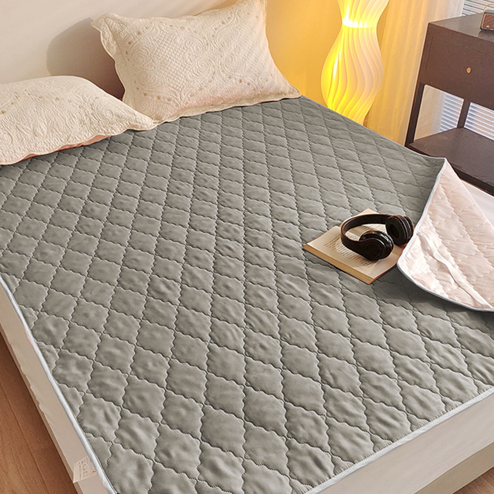 LuxeLiving Waterproof Mattress Protector, Quilted Fitted Dust-Proof Pad, Cotton Material, Soft Breathable, Elastic Edge, Machine Washable, Cozy Sleep, All Sizes