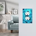 thumbnail image 2 of Zufioo World Turtle Day Print Switch Wall Plate, Dustproof and Heat-resistant Decorative Wall Switch Cover, Suitable for Residential and Commercial Areas-Mid-size, 2 of 8