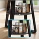 thumbnail image 3 of 47.2-pulgada round estilo rural kitchen dining mesa con almacenamiento estante, sturdy metal legs, space saving, asientos 4 - 6, gris, 3 of 7