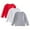 Grey, variant on Zshosam Long Sleeve Shirts for Boys Boys Long Sleeve Shirts - Cute Casual Long Sleeve Top - Crewneck Graphic Tees for Boys Size 2T 3T,(White 2-3 Years)