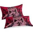thumbnail image 2 of Ensemble de Housse de Couette Chainsaw Man Imprimé Animation 3D Ensemble de Literie 3 Pcs Microfibre Douce avec Fermeture Éclair, 2 of 5