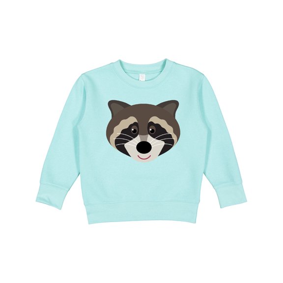 Inktastic Raccoon Animal Face Toddler Sweatshirt