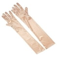 thumbnail image 3 of Fgnfyis Elegant Women Satin Gloves for Wedding Party Evening Formal Events and Khaki One Size, 3 of 3