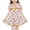 Yellow., variant on Agkizg Girls Two Piece Swimsuit Set Print Short Sleeve Swim Dress with Board Shorts for Kids