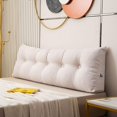 thumbnail image 1 of Headboard Cushion Large Bolster Backrest Positioning Support Sleeping Pillow-week, 1 of 4