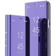 thumbnail image 1 of IBAOLE [Huawei P20 Lite] Étui, Design Miroir Vue Claire Flip Bookstyle Étui de Protection de Luxe avec Support Étui IBAOLE P20 Lite - 5.84 Pouces. Miroir Rabattable : Miroir Rabattable GoldA 5, 1 of 4