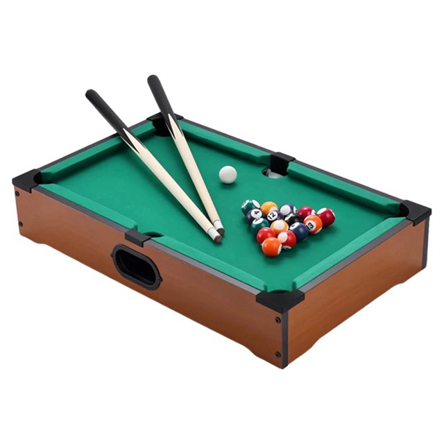 S SERENABLE Kids Pool Table Set Office Use Mini Tabletop Billiards for Adults Boys Girls