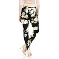 thumbnail image 5 of LMB | Women’s Extra Soft Leggings | Variety of Prints | One Size | Floral on Black, 5 of 10
