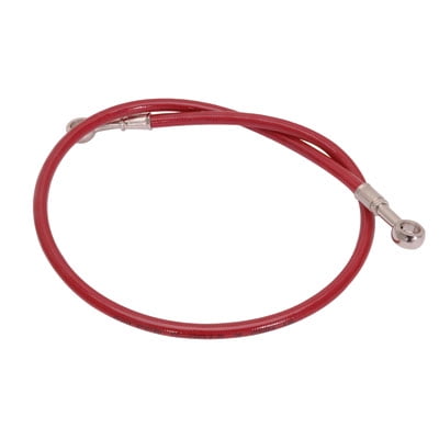 Galfer Rear Steel Braided Brake Line Standard Length Red for Honda TRX 450R 2004-2009