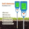 thumbnail image 4 of Advanced Soil Testing Set for Potted Plant Lawns Features 6 in 1 Measurements of Moisture Temperature Light and Humidity, 4 of 8