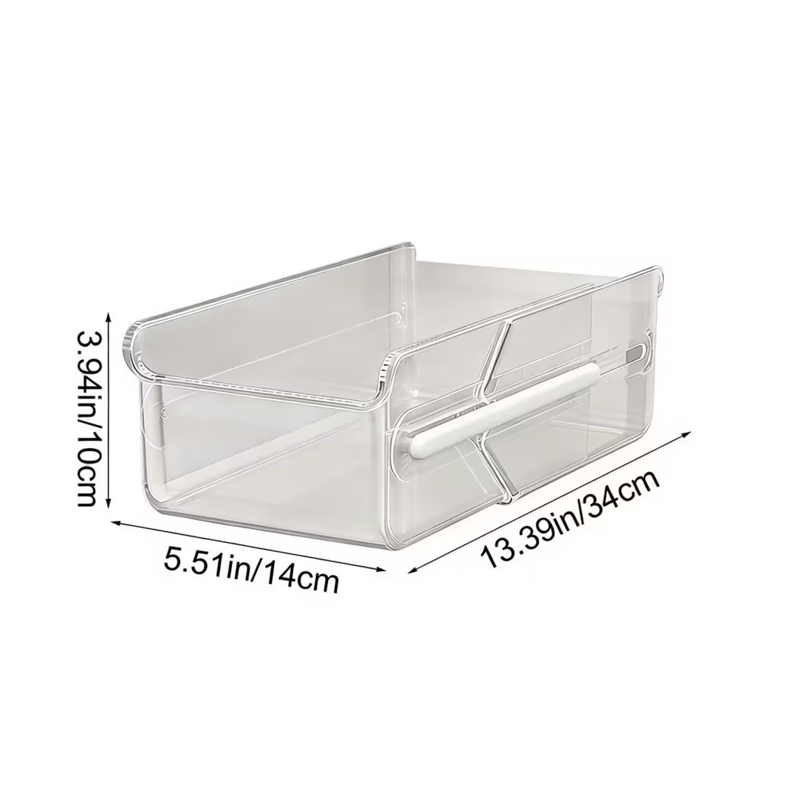 Lunxisen 3 Pcs Multi-Function Storage Organizer Kitchen Refrigerator Egg Tray Transparent Double-Layer Drawer Freshness Box for Food Organization