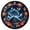 E, variant on Halloween 3D Effect Optical Illusion Spooky Round Rug | Personalized Halloween Round Mat Rug, Non-Slip Backing, 3D Skeleton, Spider, Pumpkin, Ghost Indoor Carpet Decor C